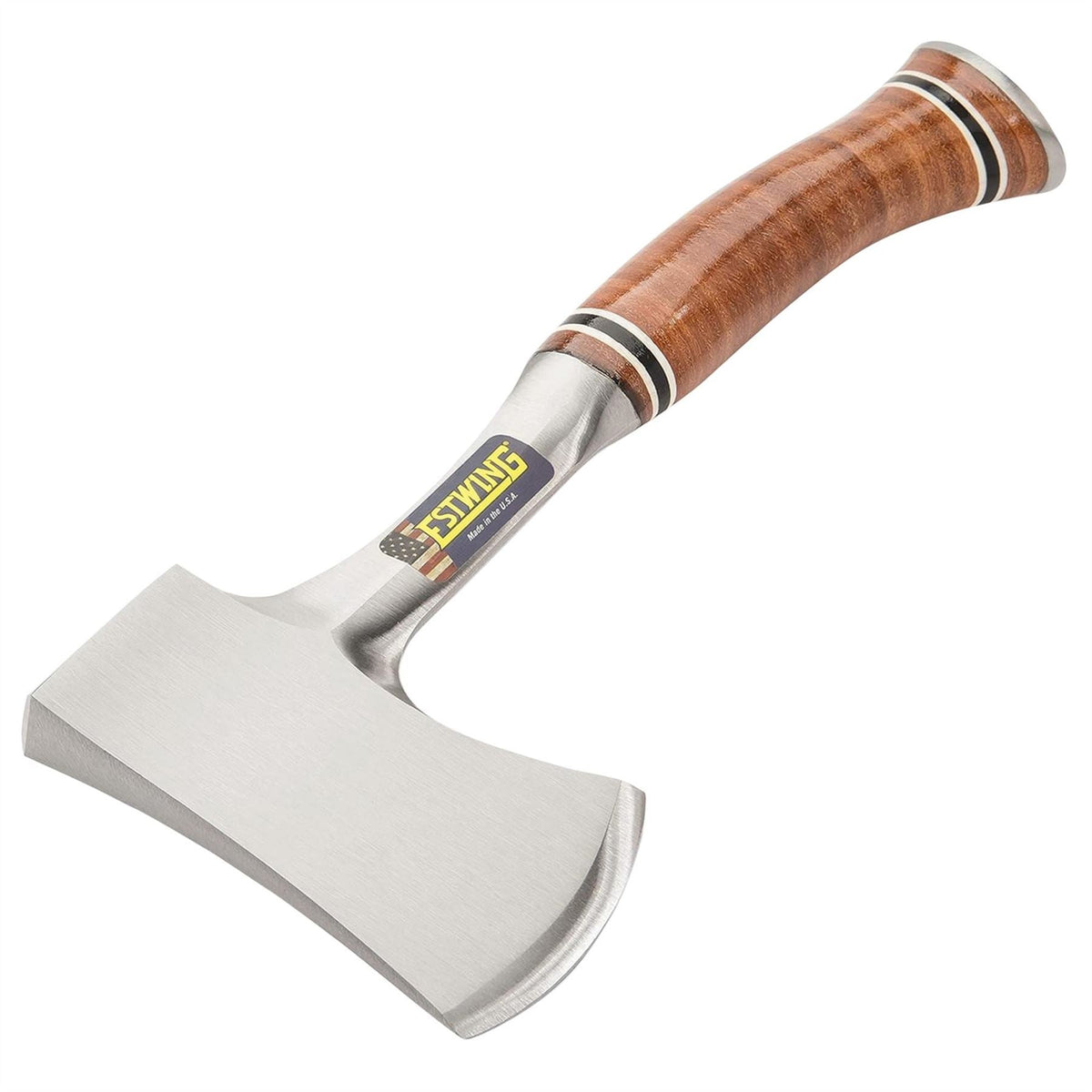 Estwing E14A Sportsman's Axe with Leather Grip 3-1/4"/83mm 23501  White Rose Tools