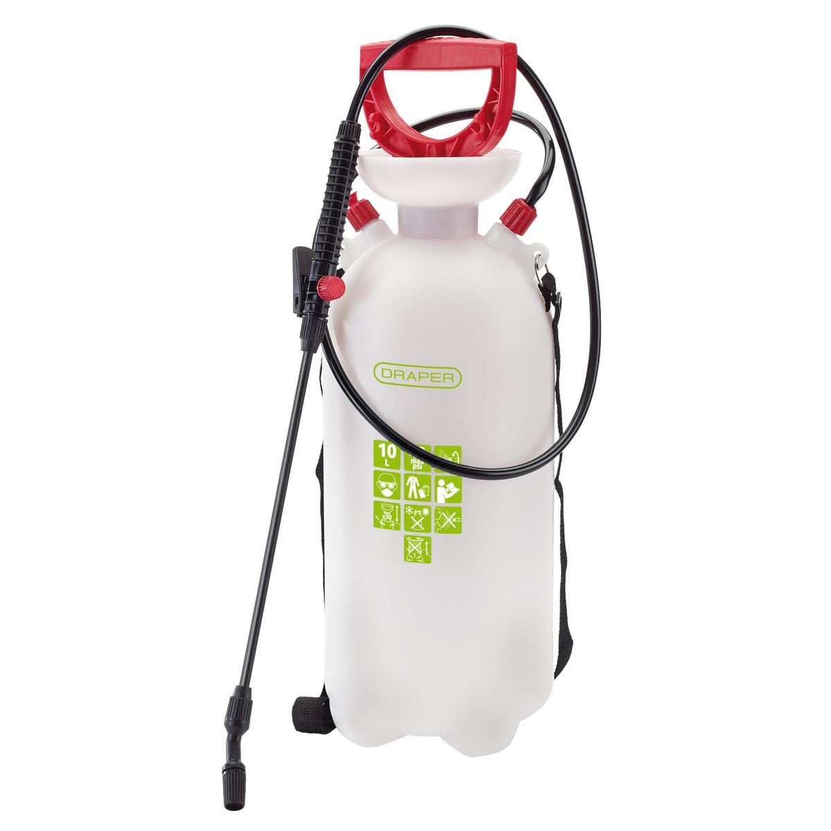 Draper Expert EPDM Pump Sprayer 10L 82460  White Rose Tools