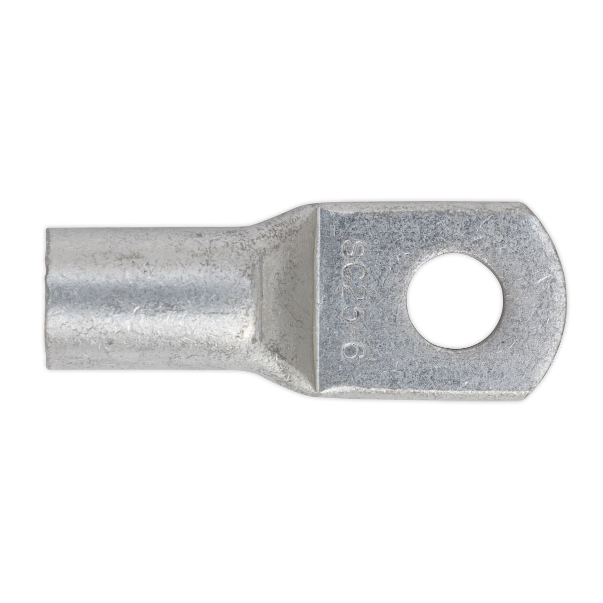 Sealey Copper Lug Terminal 25mm² x 6mm Pack of 10 