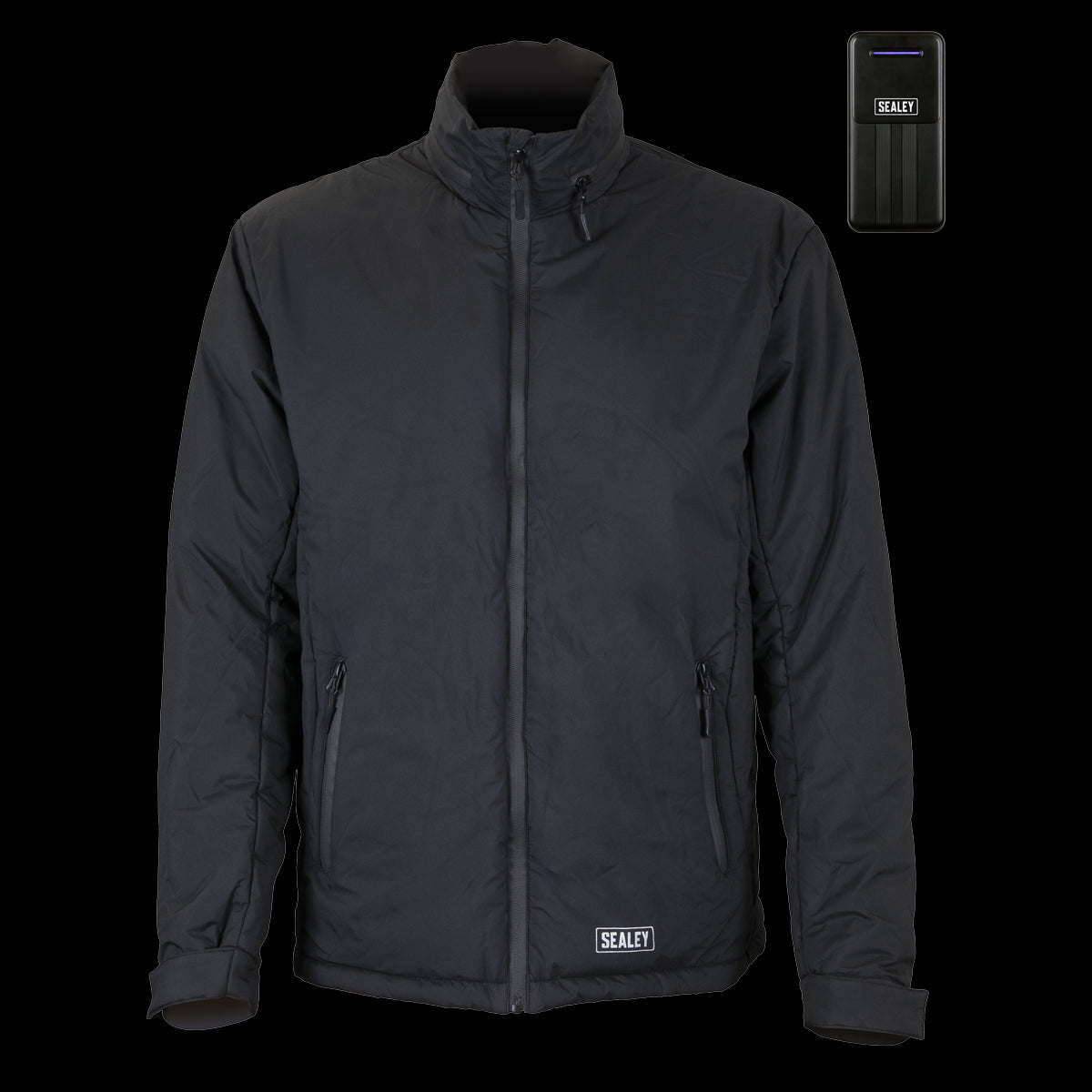 Sealey 5V Heated Rain Jacket - Large with Power Bank