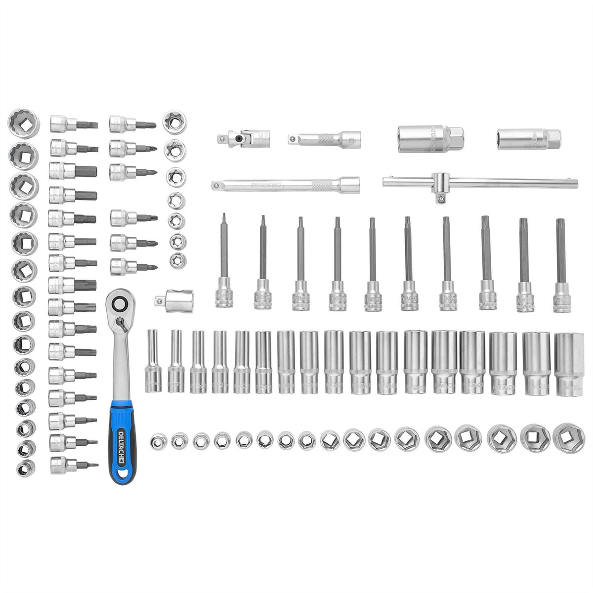 Bunker Socket Set 3/8" Sq. Dr. in EVA Foam Inlay 29445  White Rose Tools