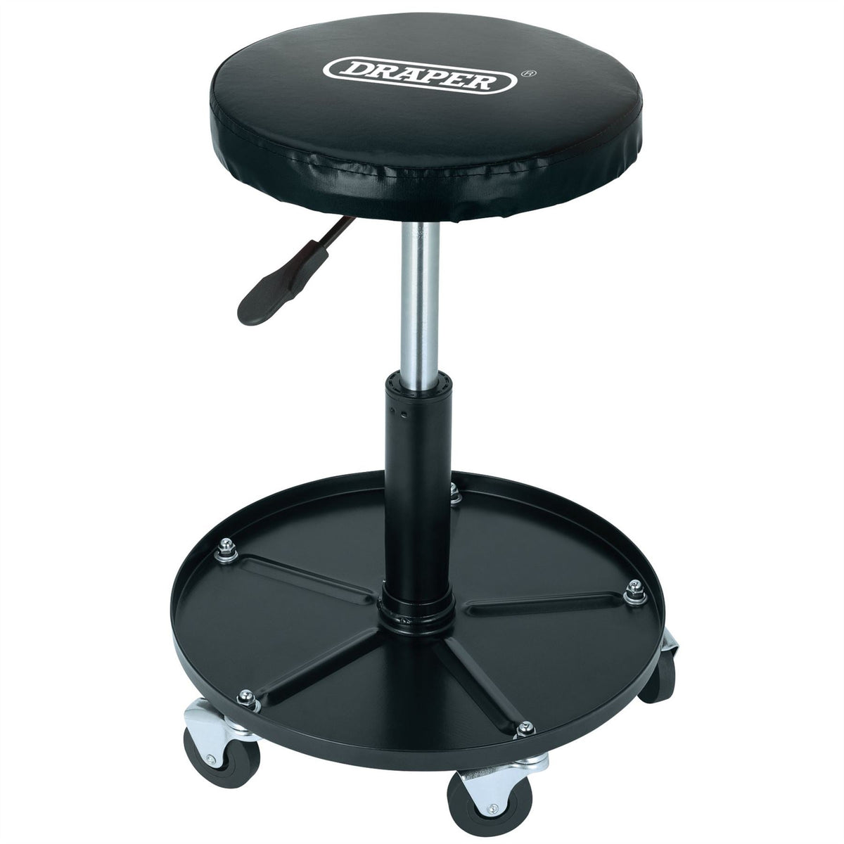 Draper Adjustable Work Seat 54229  White Rose Tools