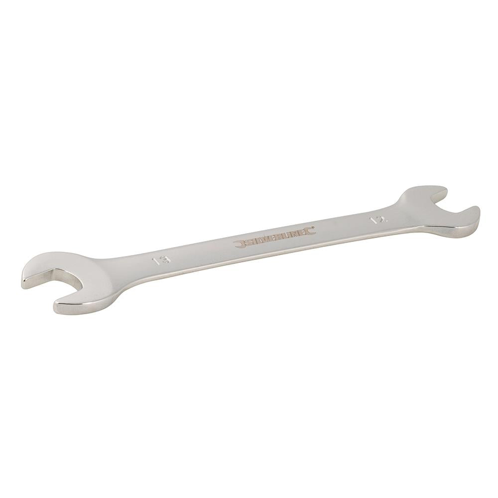 Silverline Open End Spanner Double Ended - Choose Size  White Rose Tools
