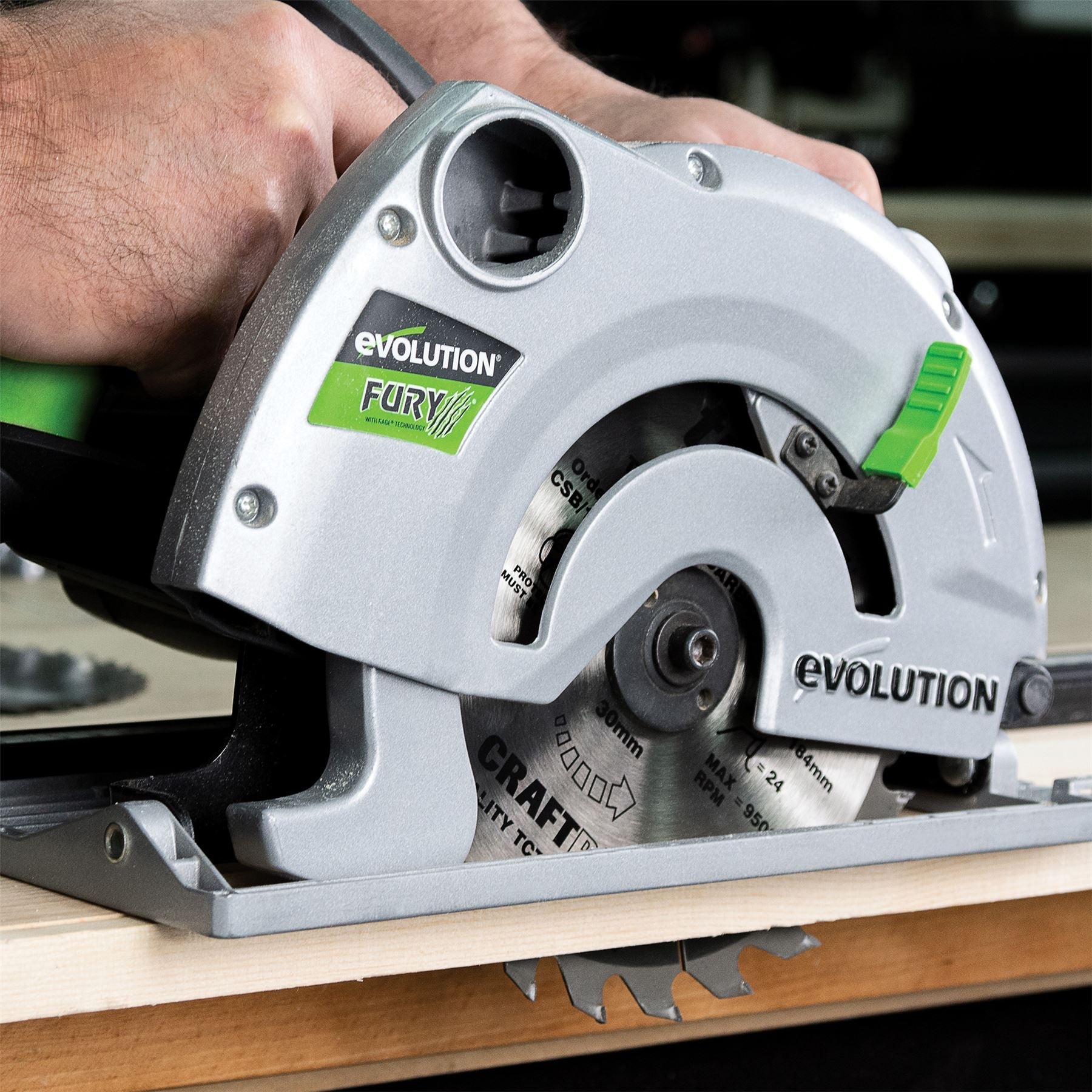 Trend The Craft Pro 160mm Diameter 20mm Bore 48 Tooth Fine Finish Cut Saw Blade For Hand Held Circular Saws CSB/16048 