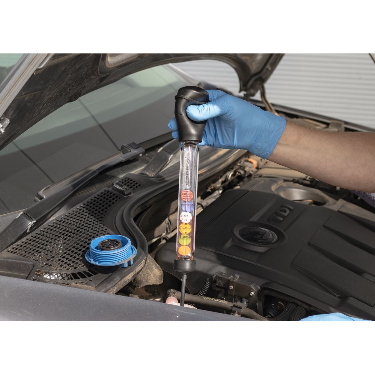 Sealey Ethylene Glycol Antifreeze Tester Disc Type 