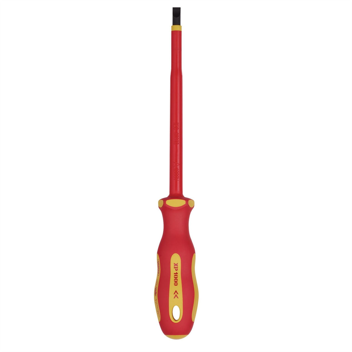 Draper XP1000 VDE Plain Slot Screwdriver 6.5 x 150mm 64422  White Rose Tools