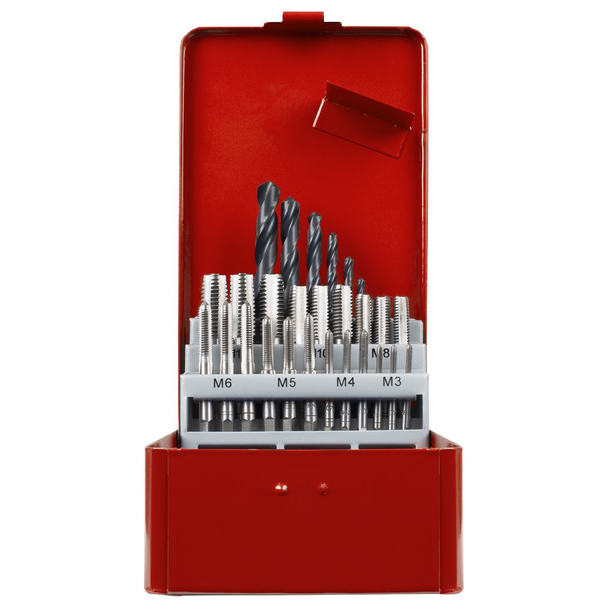 Sealey Tap & Drill Bit Set 28pc Metric  White Rose Tools