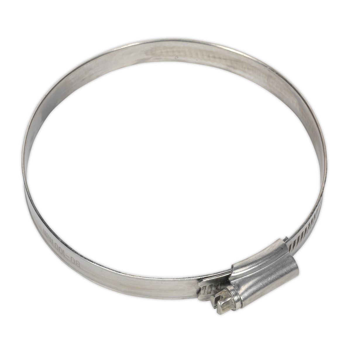 Sealey Hose Clip Stainless Steel Ø80-100mm Pack of 5