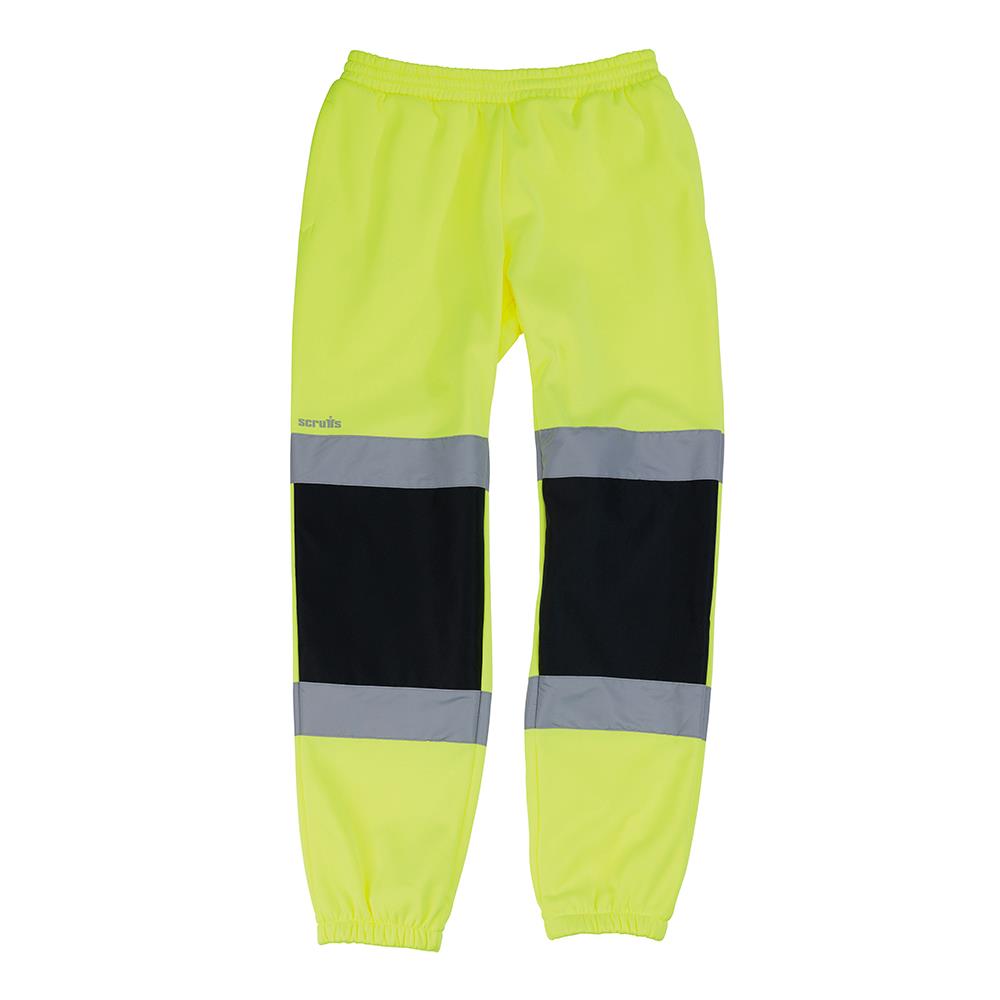 Scruffs High Visibility Joggers Class 1 Yellow / Navy - Choose Size