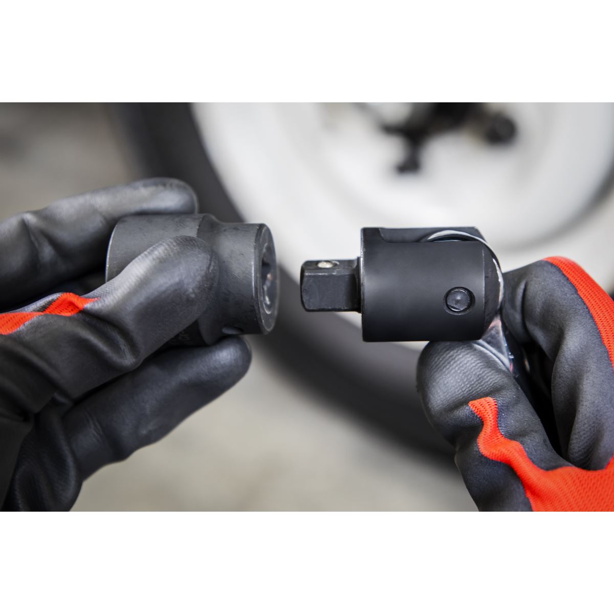 Sealey Breaker Bar 600mm 1/2" Drive Red Premier Wheel Wrench Cracker Knuckle