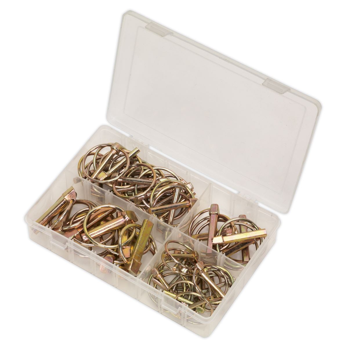 Sealey Linch Pin Assortment 50pc Metric 