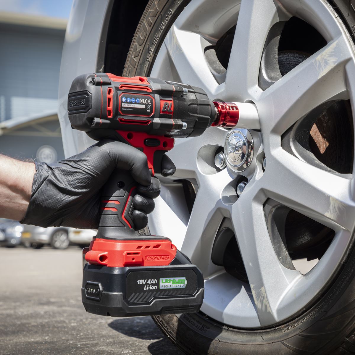 Sealey Alloy Wheel Impact Socket 1/2"Sq Drive 21mm  White Rose Tools