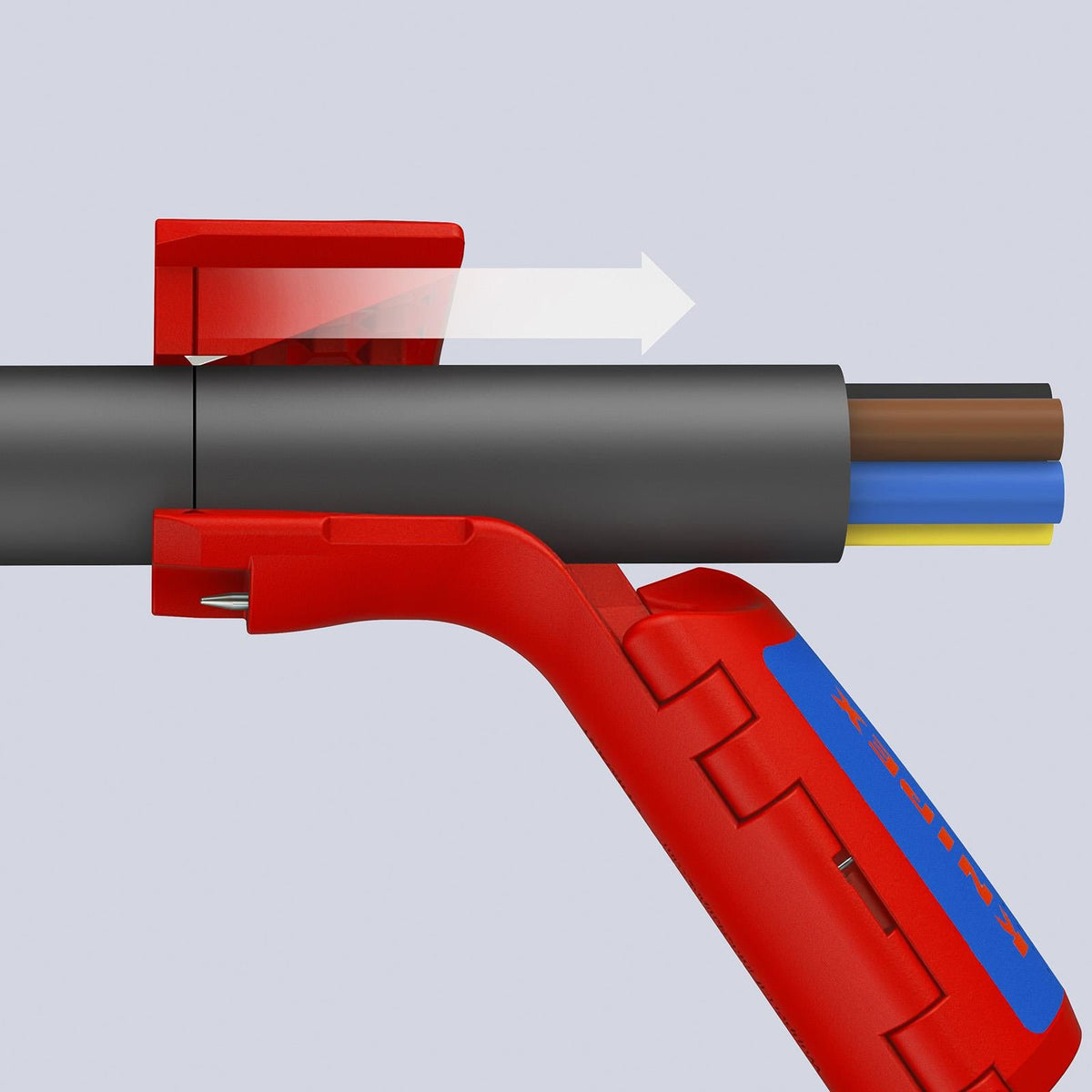 German-made KNIPEX ErgoStrip XL stripping tool