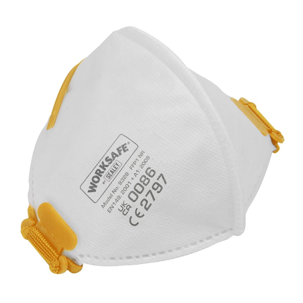 Worksafe by Sealey Fold Flat Mask FFP1 - Pack of 3