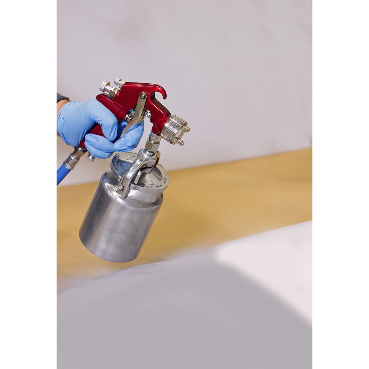 Sealey Suction Feed Spray Gun 2mm Set-Up 