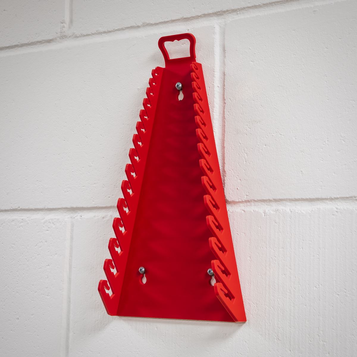 Sealey Premier 15 Capacity Reverse Spanner Rack Non Marking Wall Mounted Storage 
