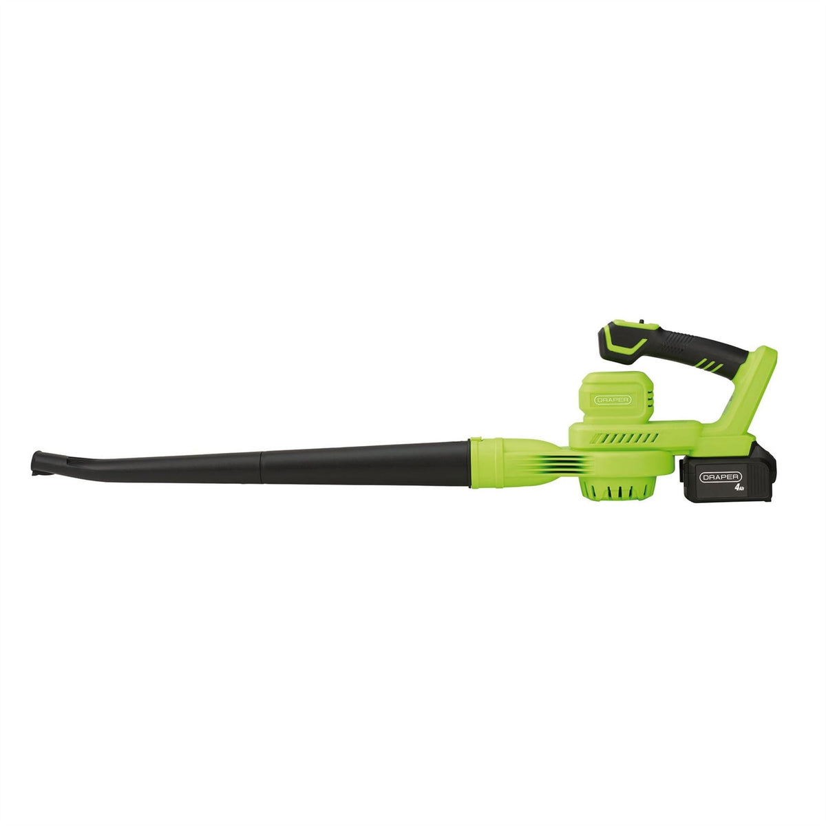 Draper 18V Leaf Blower 1 x 4.0Ah Battery 1 x Charger 31863  White Rose Tools