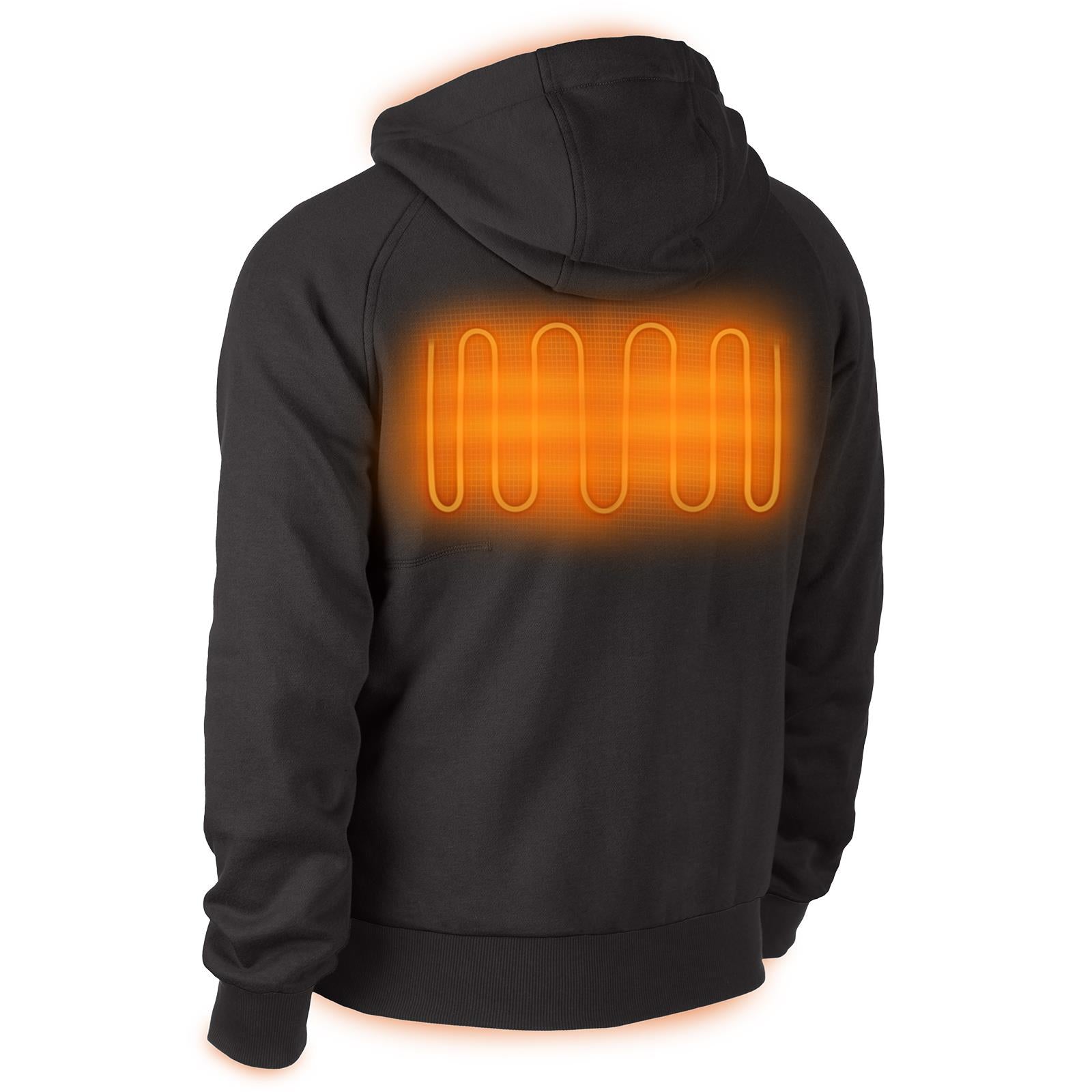 Milwaukee M12 Heated Hoodie Black Bare Unit M12HHBL4-0 