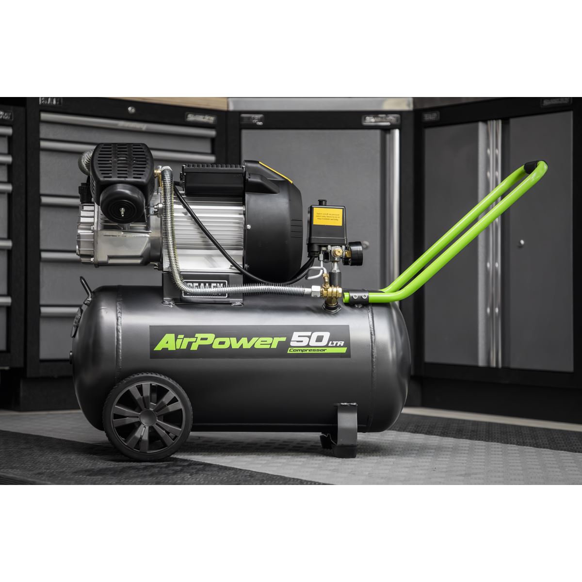Sealey 50L V-Twin Direct Drive Air Compressor 3hp 
