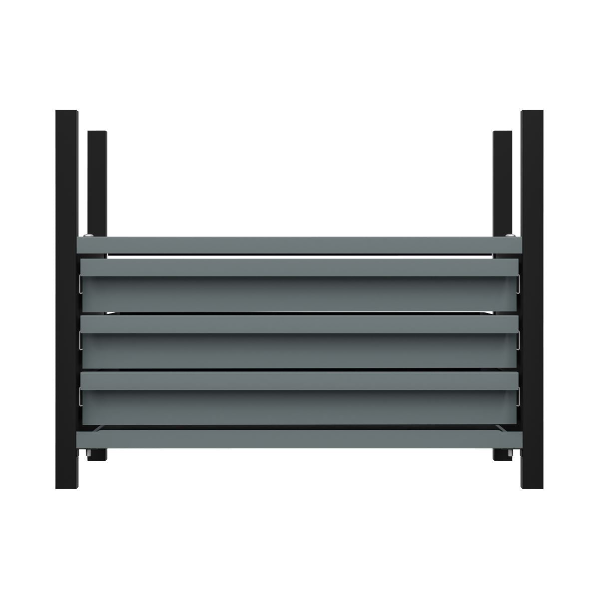 Sealey Modular Racking Mid Unit 3 Drawers & 1 Shelf 580mm  White Rose Tools