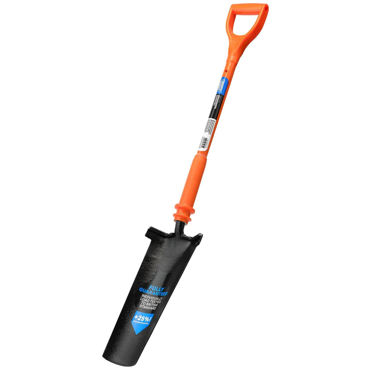 Draper Expert Fully Insulated Contractors Drainage Shovel 75175  White Rose Tools