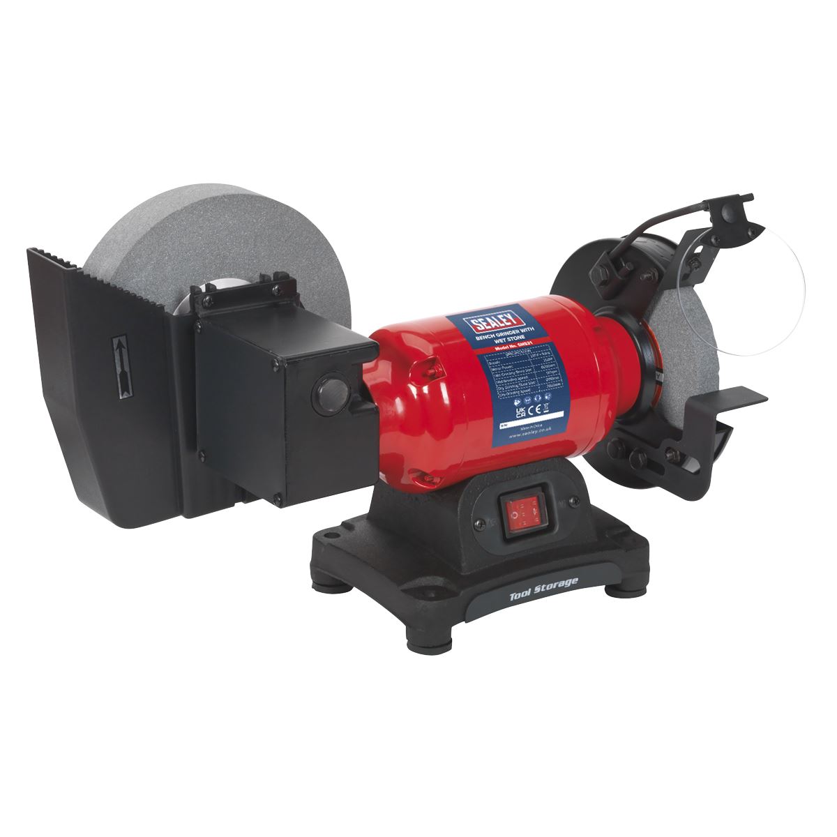 Sealey Bench Grinder Wet & Dry Ø200/150mm 250W/230V