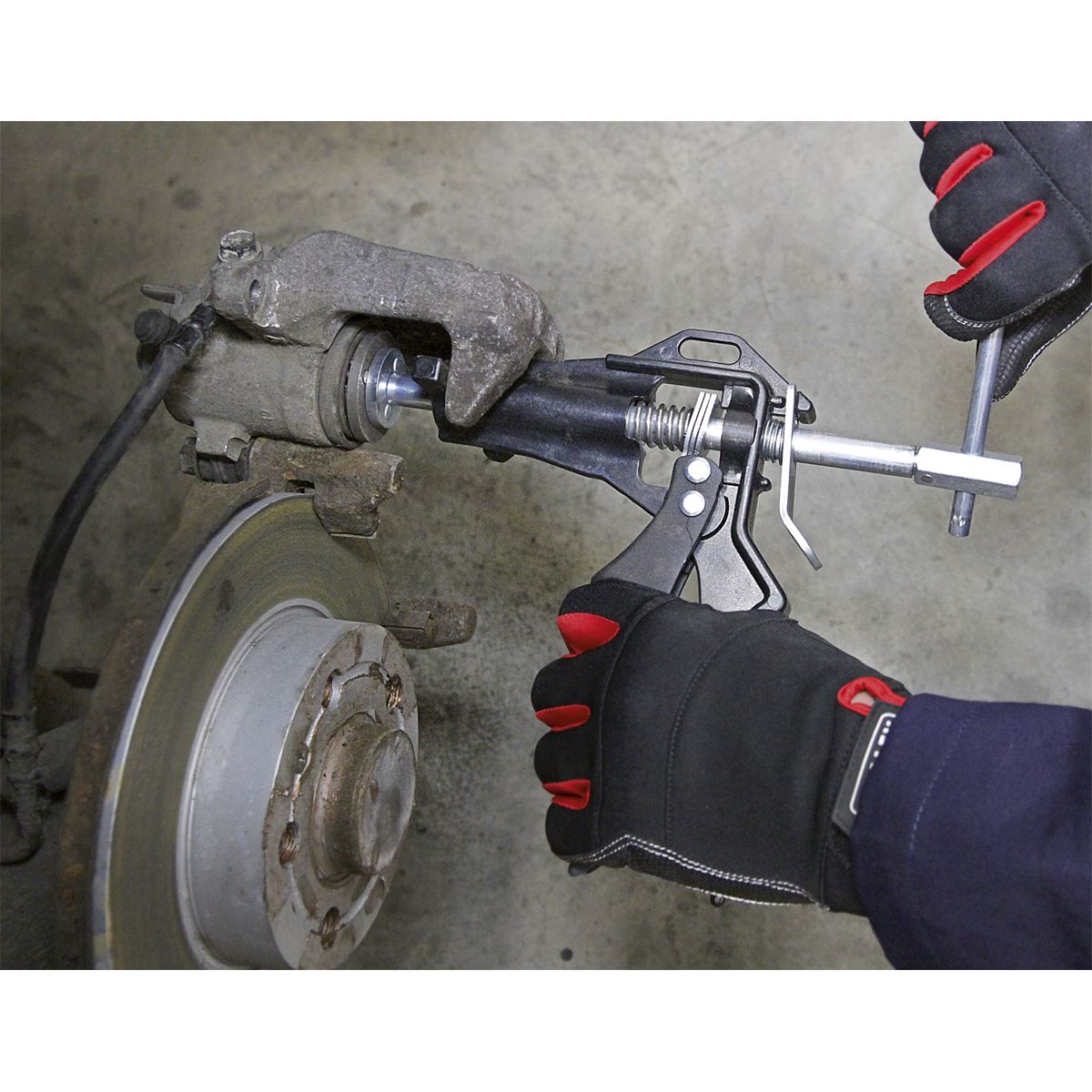 Sealey Brake Piston Wind-Back Tool Kit 5pc 