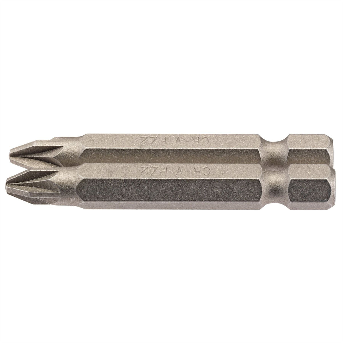 Draper PZ Type Insert Bit 1/4" Hex 50mm Long No.2 (Pack of 2) 64228  White Rose Tools