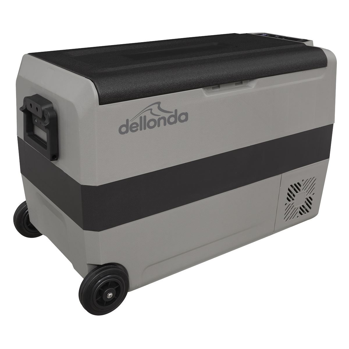 Dellonda 50L Portable Dual Zone Compressor Car Camping Fridge/Freezer 12/24V