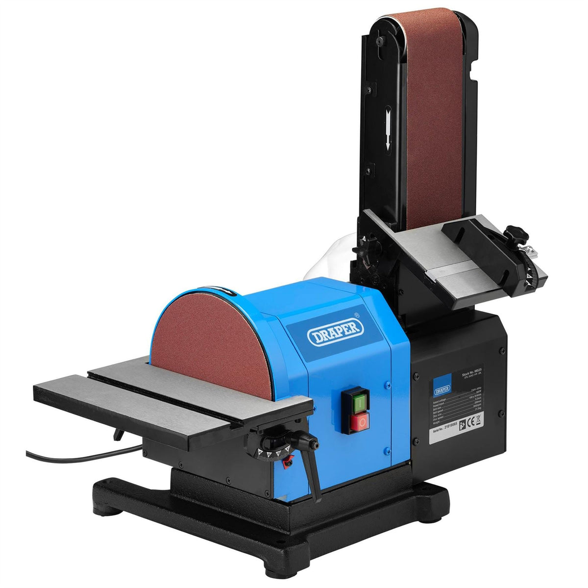Draper 230V Disc Sander 500W 200mm 98525  White Rose Tools