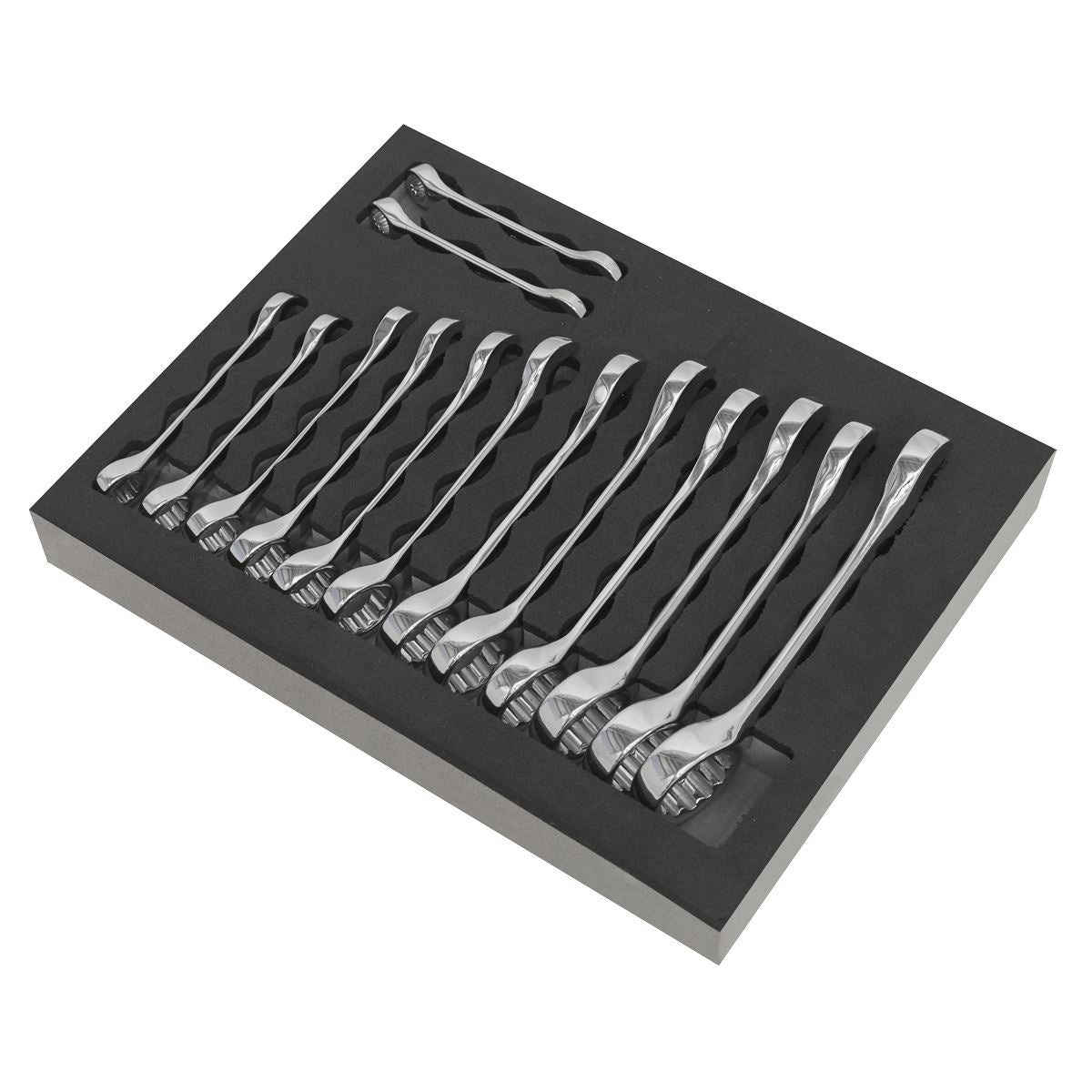 Siegen by Sealey Combination Spanner Set 14pc Stubby