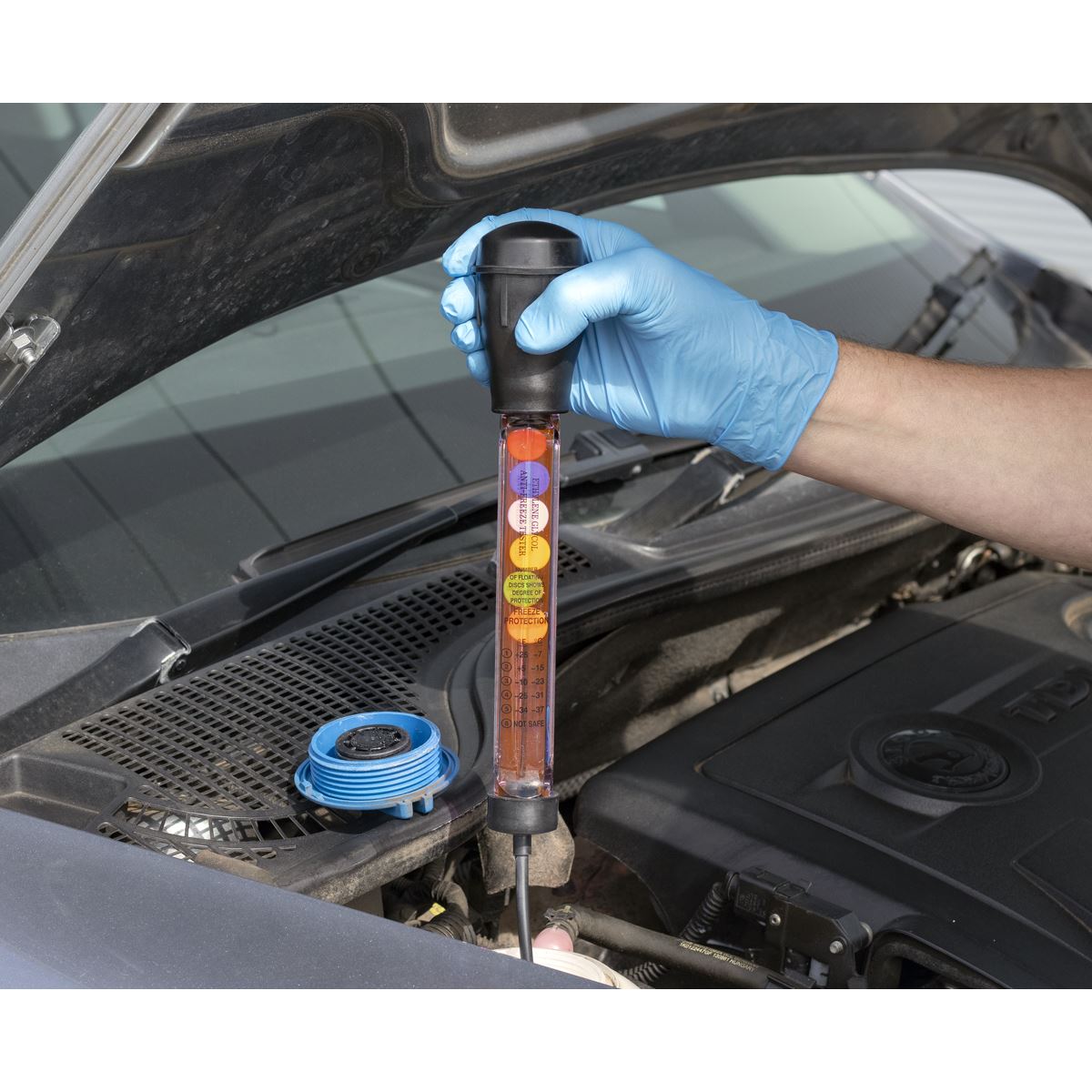 Sealey Ethylene Glycol Antifreeze Tester Disc Type 
