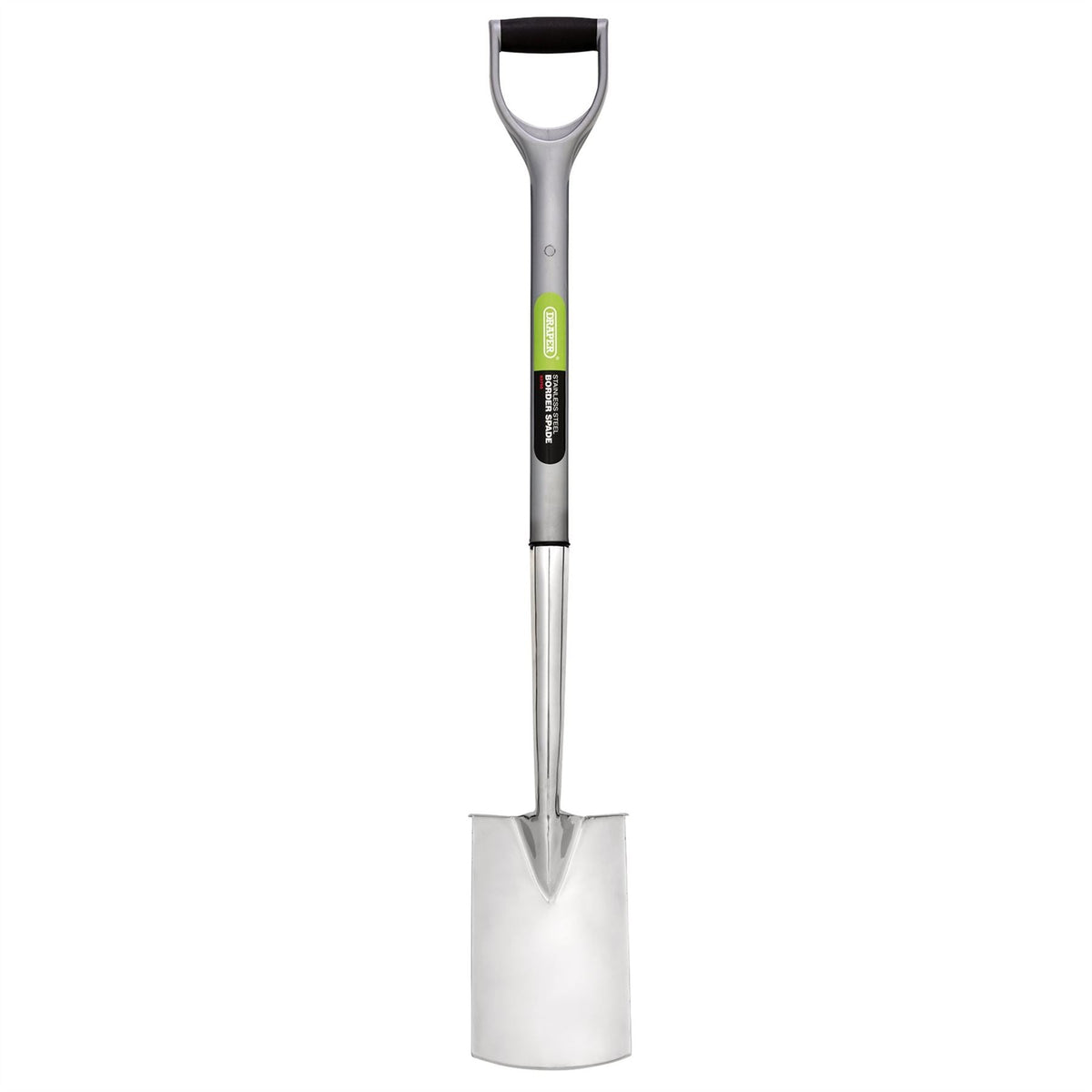 Draper Stainless Steel Soft Grip Border Spade 83758  White Rose Tools