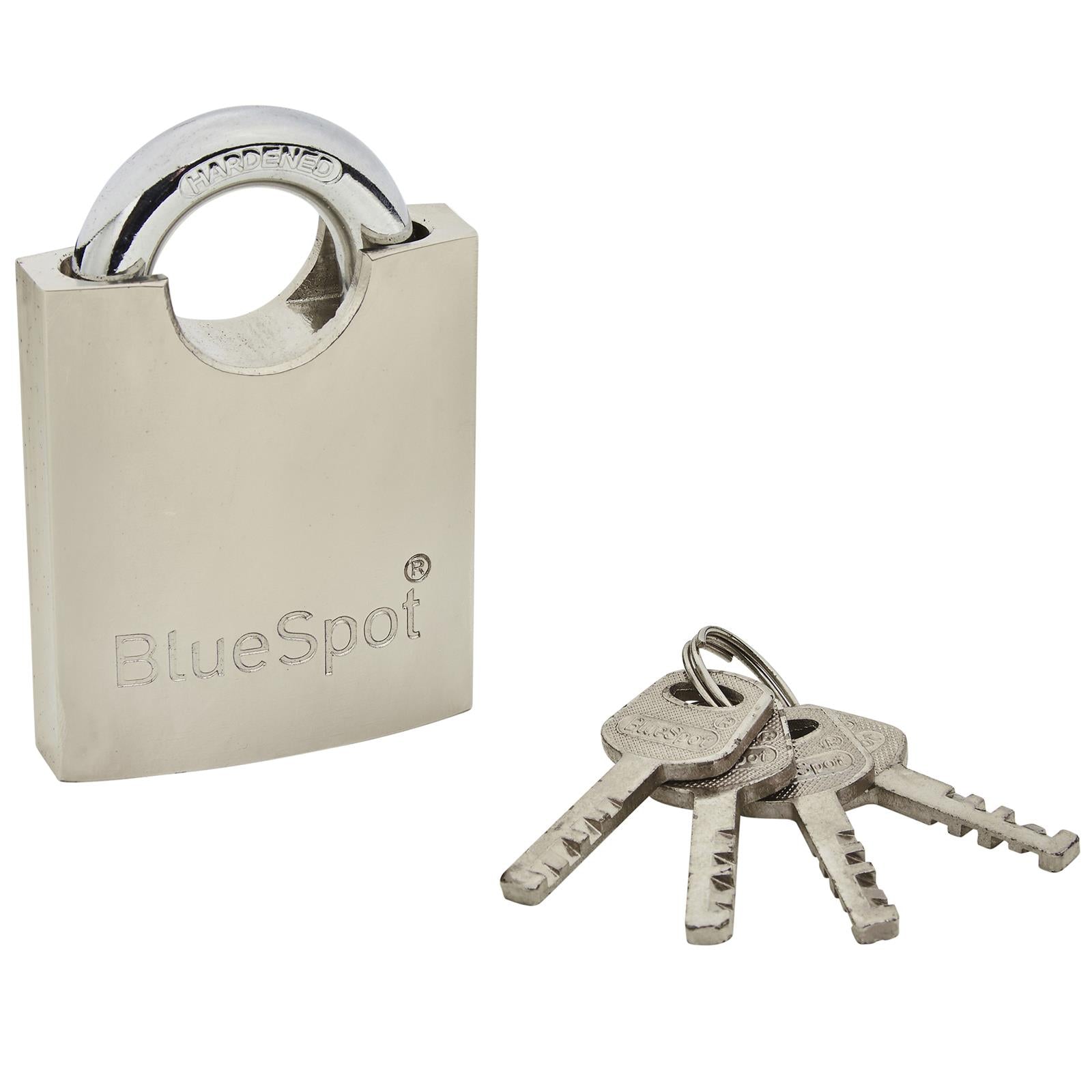 BlueSpot Shrouded Satin Finish Padlock 60mm 