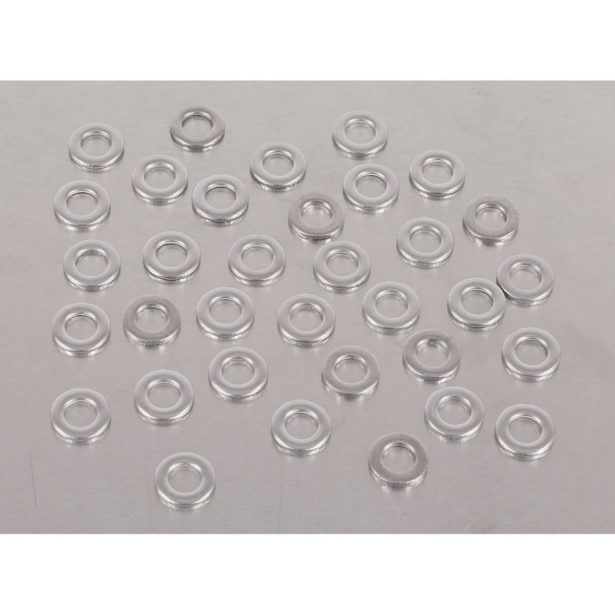Sealey Stainless Steel Flat Washer DIN 125 - M5 A2 - Pack of 100 