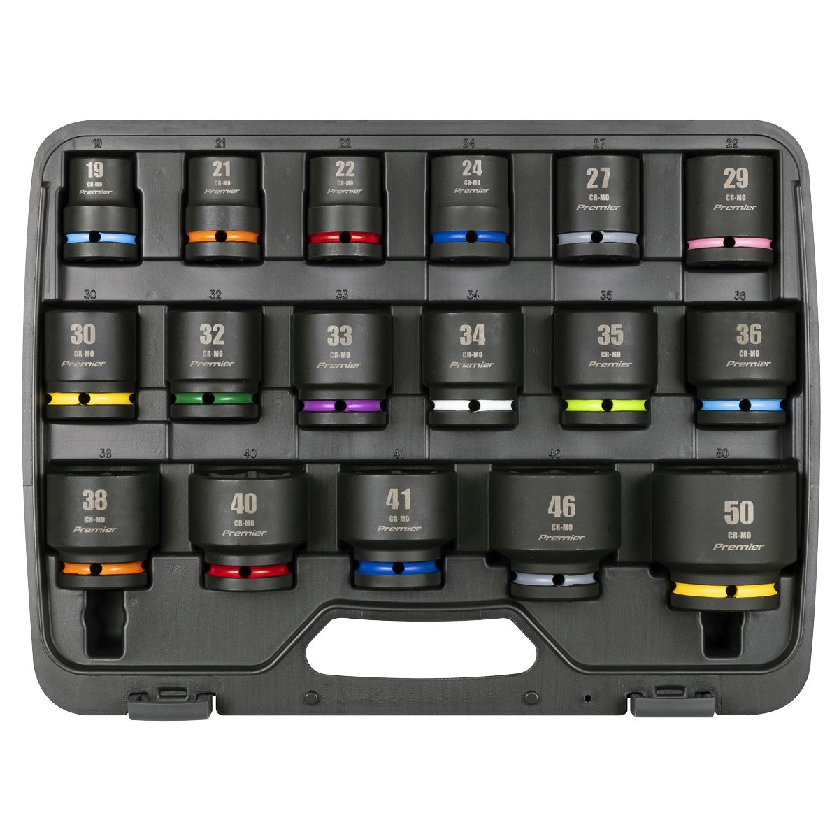 Sealey Premier Impact Socket Set 3/4"Sq Drive 17pc