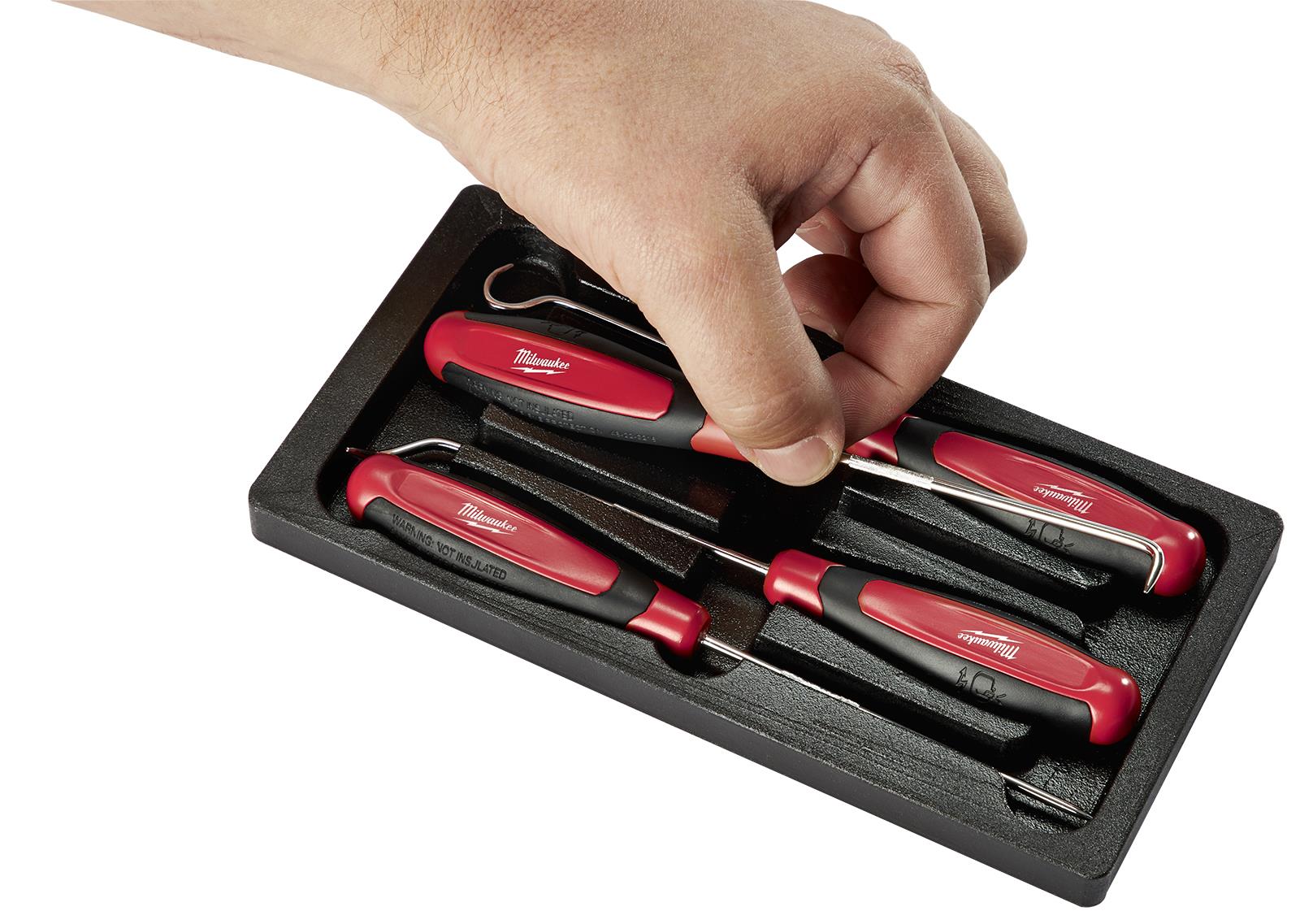 Milwaukee Hook and Pick Set 4 Piece All Metal Core 