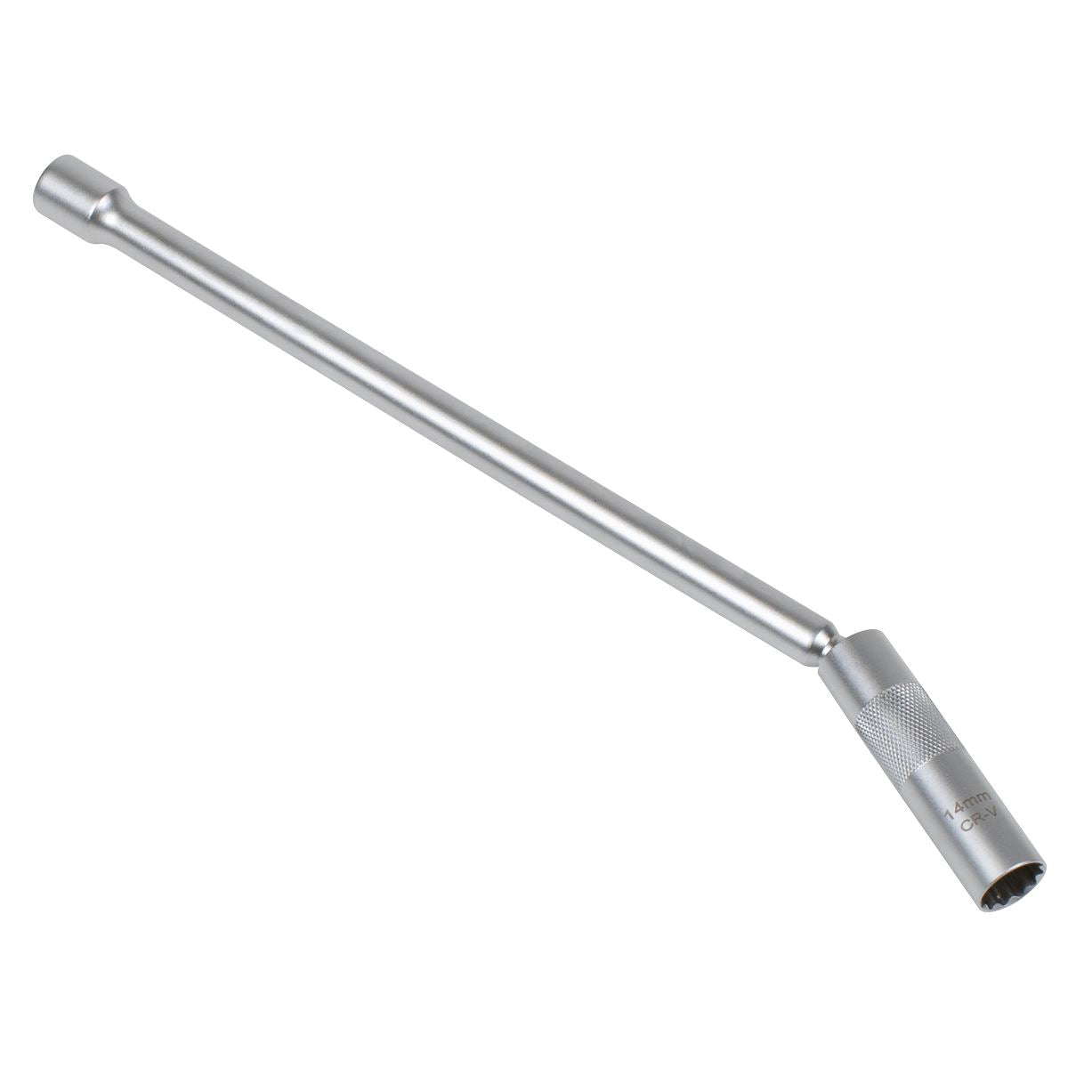 Sealey Spark Plug Socket with Universal Joint & Extension 3/8"Sq Drive 12-Point 14mm  White Rose Tools