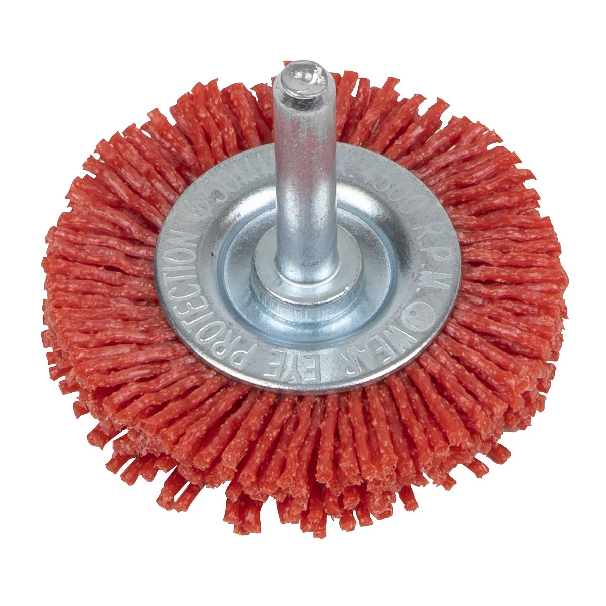 Sealey 50mm Nylon Filament Circular Brush with 6mm Shaft