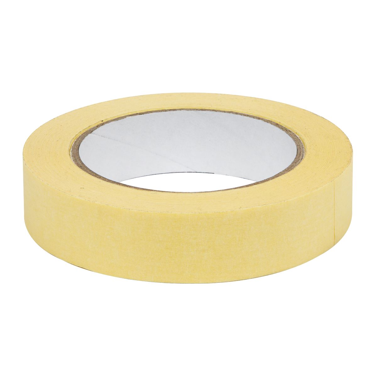 Sealey Premium Quality Masking Tape 24mm x 50m  White Rose Tools