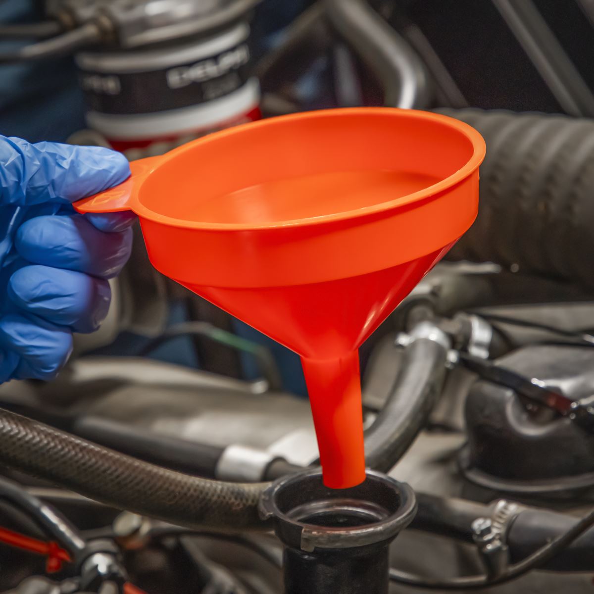 Sealey Funnel Small Ø120mm Fixed Spout
