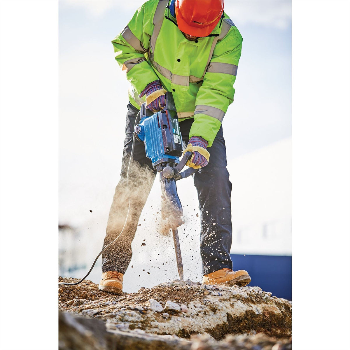 Draper 230V Hex Breaker 14kg 1500W 56409  White Rose Tools