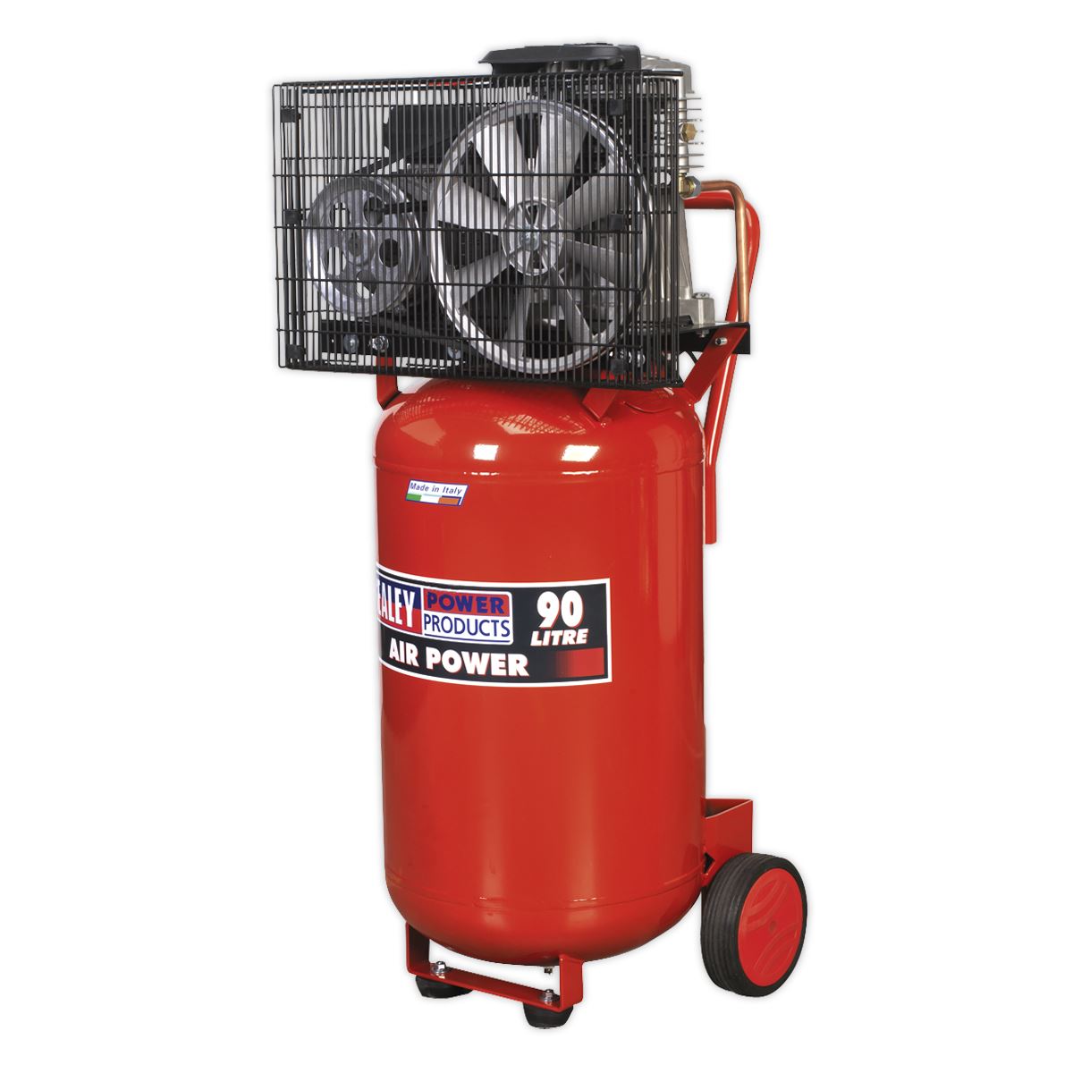 Sealey 90L Belt Drive Vertical Compressor 3hp