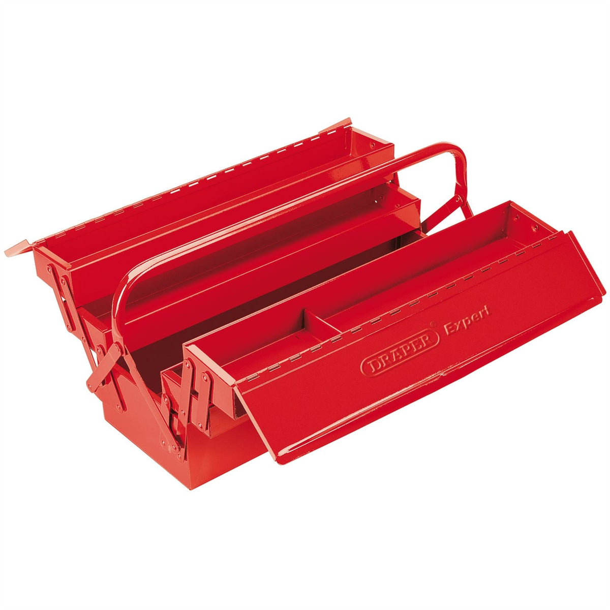 Draper Expert Extra Long Four Tray Cantilever Tool Box 530mm 88904  White Rose Tools