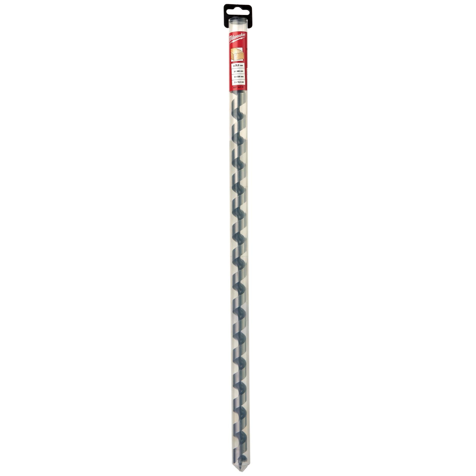 Milwaukee Wood Auger Drill Bits 600mm Overall Length 