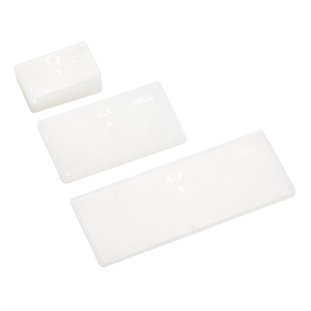 Draper Expert Assorted Plastic Draw Dividers (Pack of 16) 68237  White Rose Tools
