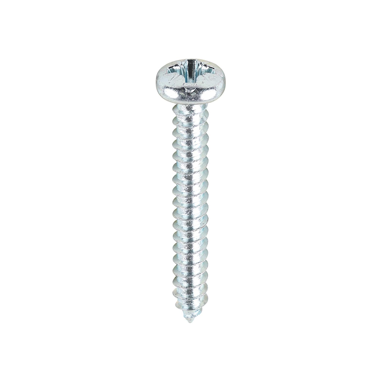 TIMCO Self Tapping Screws Pan Head Zinc Pozi - Choose Size