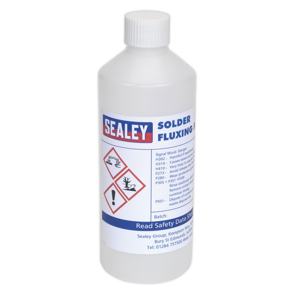Sealey Solder Fluxing Fluid 500ml Bottle 