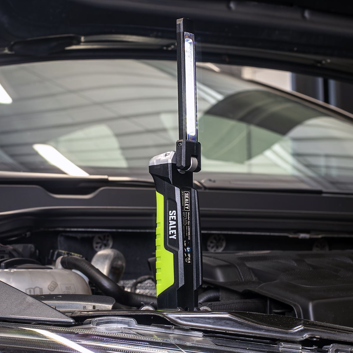 Sealey Rechargeable Slim Folding Inspection Light 6W COB LED & 1W SMD LED Lithium-ion