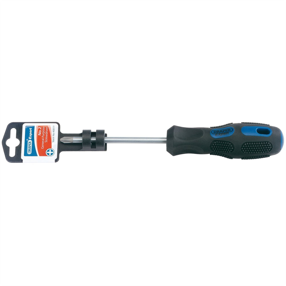 Draper Expert Cross Slot Screwdriver No.2 x 100mm 40019  White Rose Tools